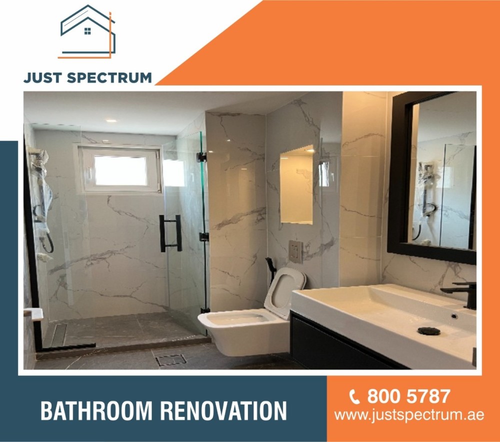 Professional and Affordable Bathroom Renovation Services in dubai - Just Spectrum