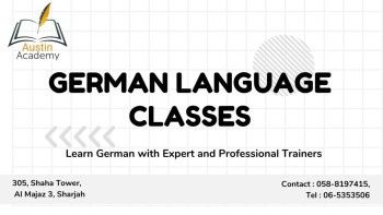 German Classes in Sharjah with an amazing offer 0564545906