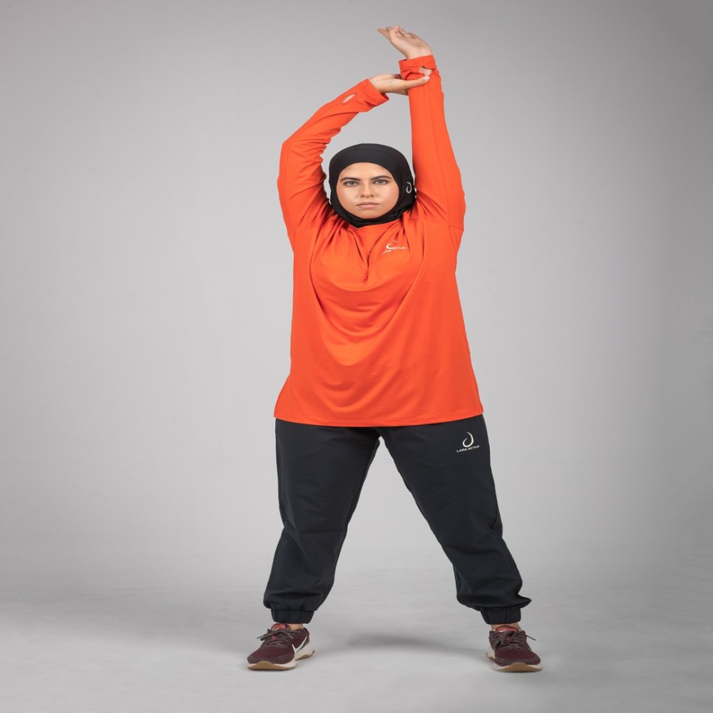 Buy Modest Activewear Long Tee for Women in Dubai -Lara active