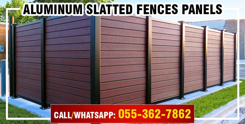 Aluminum Profile Fence Fabrication and Installing in Uae.