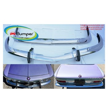BMW 2000 CS bumpers (1965-1969) by stainless steel 