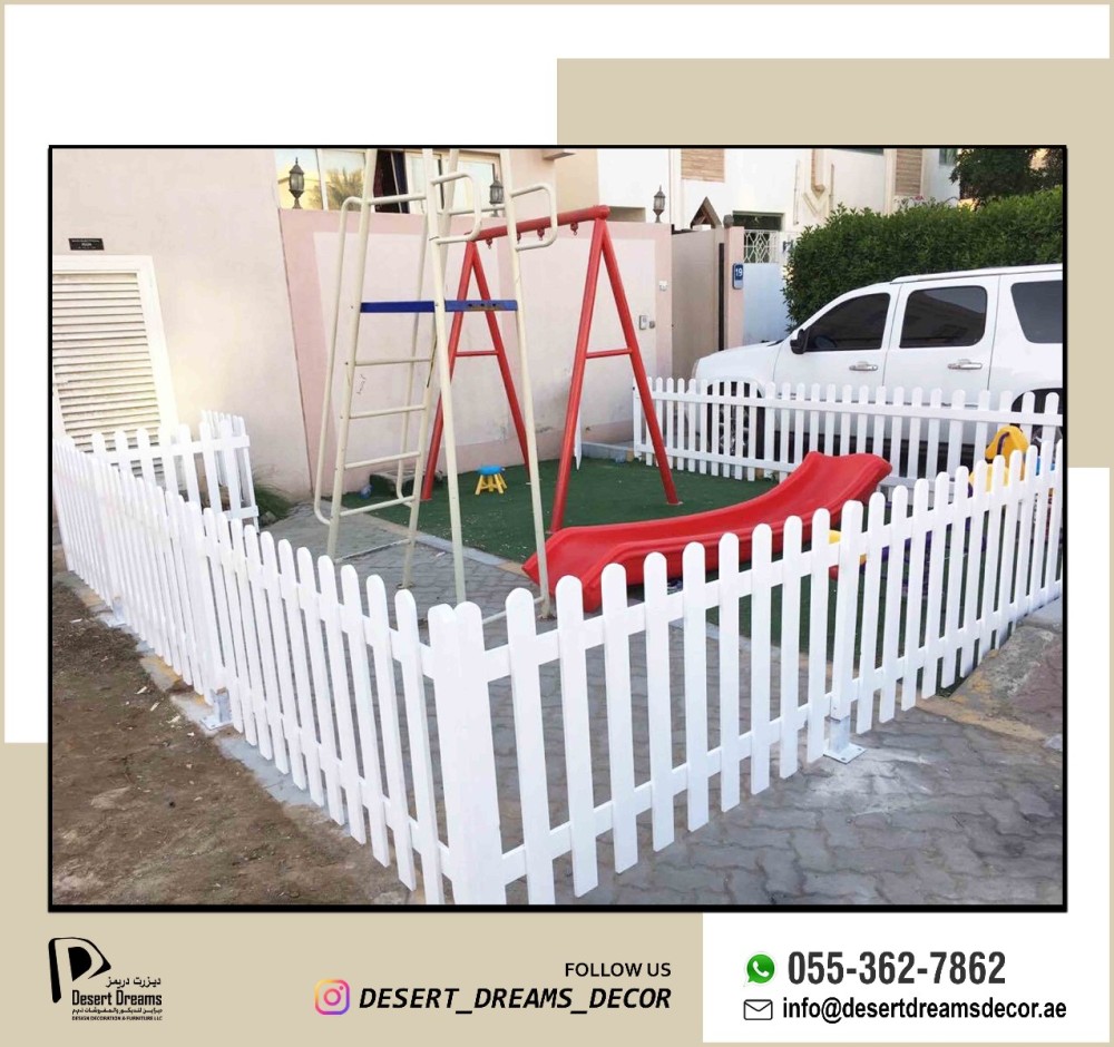 Wooden Slatted Fences and Gates in Uae | Natural Wood Fencing Dubai.