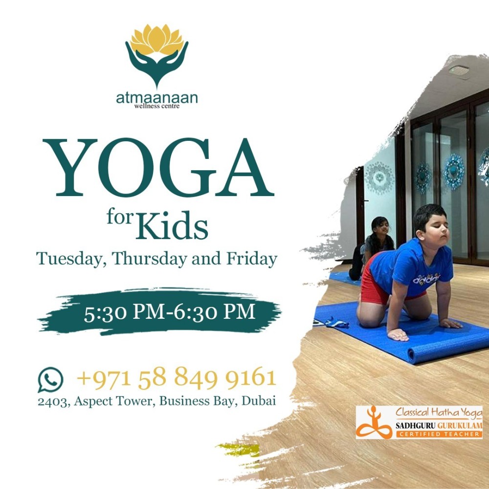 Join Atmaanaan's Yoga for Kids - Tues, Thurs & Fri!