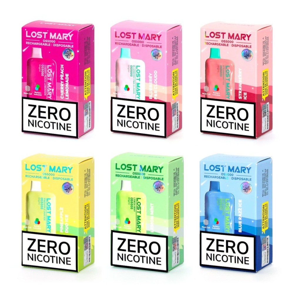 Nicotine-Free Lost Mary Disposable Vapes | Vape Center