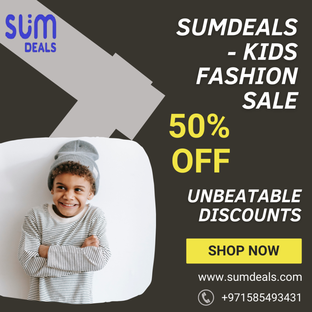 Shop For Kids Clothings & Baby Girl Dress Online UAE - Sumdeals 