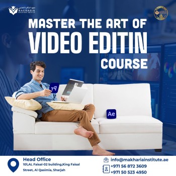 Learn Video Editing – Call +971 56 872 3609