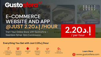 Online Restaurant Website & App for Rent – Just AED 2.20/Hour | No Commissions