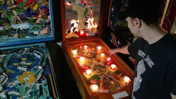 Flippers Crown Pinball Machine1