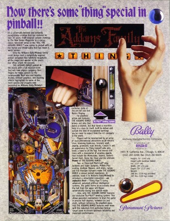 The Addams Family Pinball Machine for Sale1