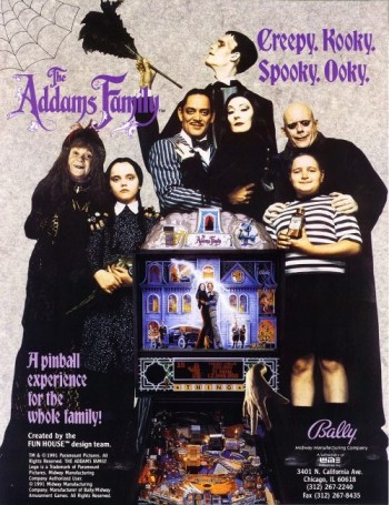 The Addams Family Pinball Machine for Sale