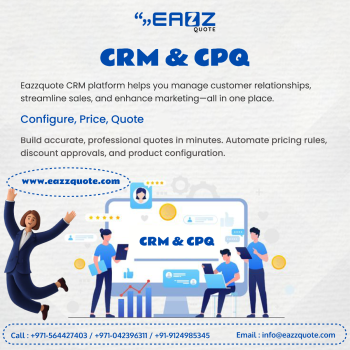 Best CRM & CPQ Software for UAE Smart Business Solutions by Eazzquote