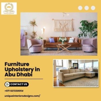 Unique Interior Designs – Furniture Upholstery in Abu Dhabi
