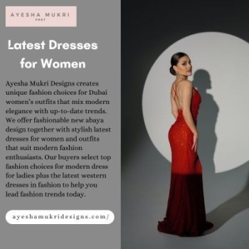 Latest Dresses for Women by Ayesha Mukri Designs