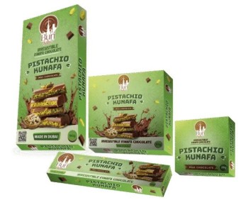 Burj Bite - Kunafa Chocolate Bars crafted in dubai