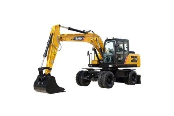 Next-Gen Power: SANY SY155W 2025 Wheeled Excavator