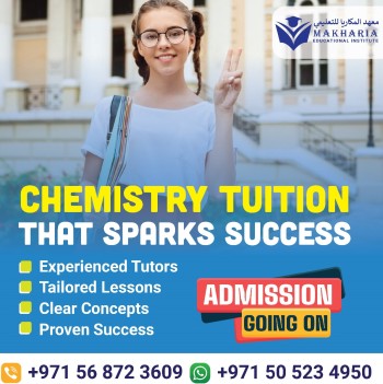 Weekend Chemistry Classes in Sharjah 0568723609