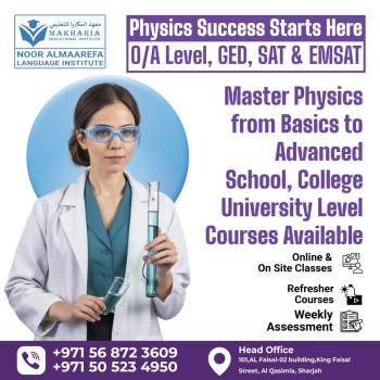 A Level Physics Coaching Centre Sharjah 0568723609