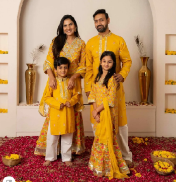 Celebrate Together in Style with Indian Matching Outfits