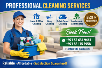 Cleaning Services Abu Dhabi – Professional & Affordable Solutions