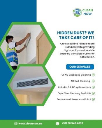 HIDDEN DUST? WE TAKE CARE OF IT!