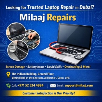 Fast & Trusted Laptop Repair in Dubai - Milaaj Repairs