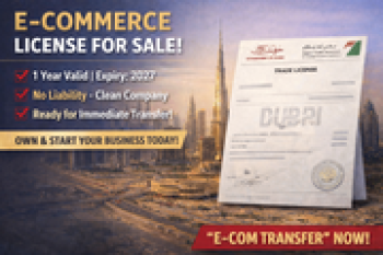 Active E-Commerce Trade License For SaLe 