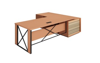 Cube L Shaped CEO Desk