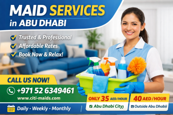 Maids Cleaning Services Abu Dhabi – Professional & Affordable Home Cleaning