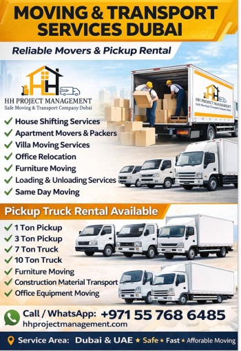 Moving and Packing Services Dubai – Safe & Professional Relocation