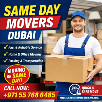 Same Day Moving Dubai – Fast & Reliable Relocation Services