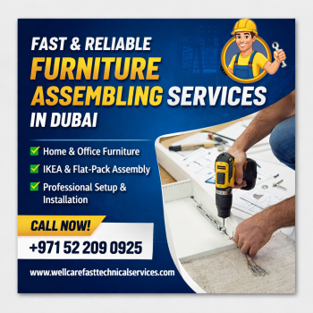 Furniture Assembling Services Dubai | Expert Furniture Assembly & Installation