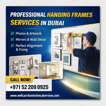 Hanging Frames Services Dubai | Professional Wall Frame Installation