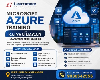 Microsoft Azure Training In Kalyan Nagar - Learnmore Technologies