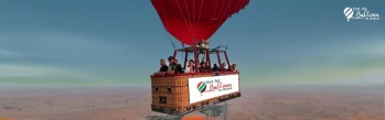 A Peaceful Desert Adventure from Above