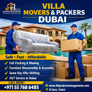 Villa Packers and Movers Dubai-professional movers dubai