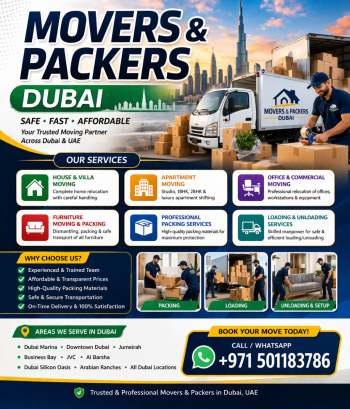 Packers and Movers Dubai – Professional Relocation Services