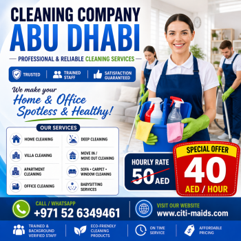 Professional Office Cleaning Services Abu Dhabi | Reliable & Affordable Cleaning Solutions