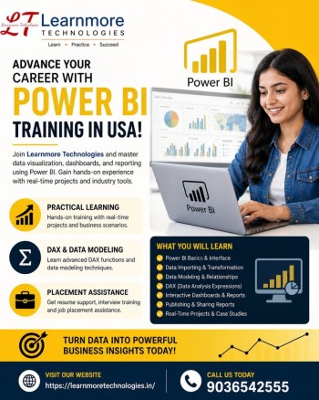 Advance Your Career with Power BI Training in USA!