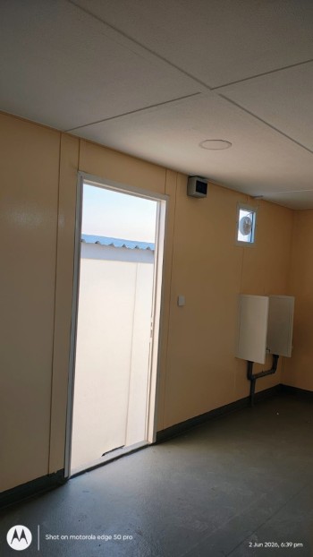 1000321020 6 Meter Portable Toilet Cabin with Septic Tank — Ready to Install