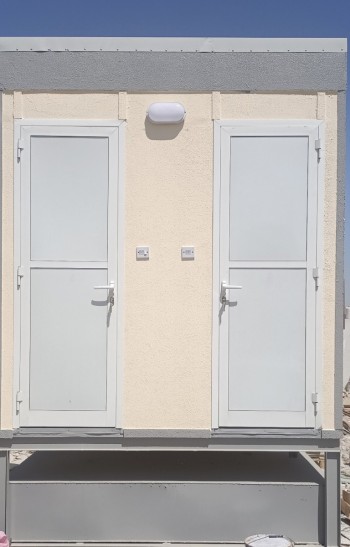 a Portable Toilet Cabin – Ready to Use, Plumbing Installed size 2.4*1.8