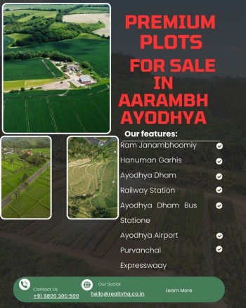 Residential Plots For Sale In Ayodhya | Plots Near Ram mandir
