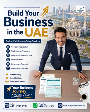 Sharjah 23,6,26 Launch Your UAE Business with Confidence. Contact us today!