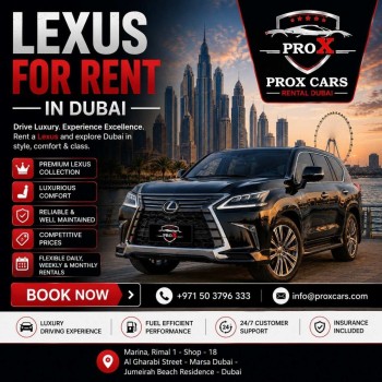 Lexus for Rent in Dubai | Prox Cars