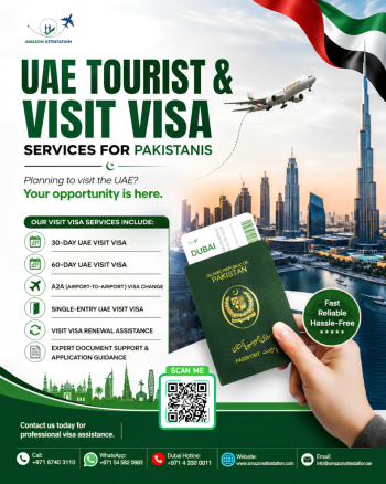 Hassle-Free UAE Visit Visa Services for Pakistani Nationals
