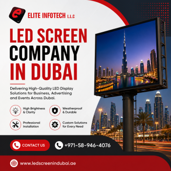 LED Screen Company in Dubai for Indoor Displays