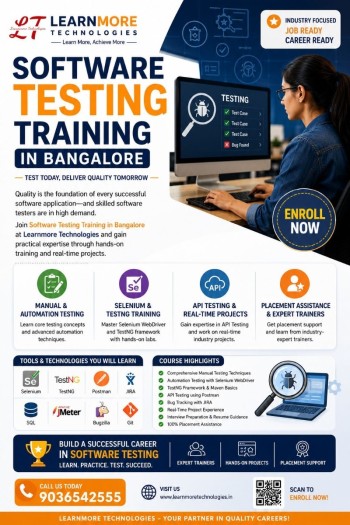 Software Testing Training in Bangalore | Learnmore Technologies