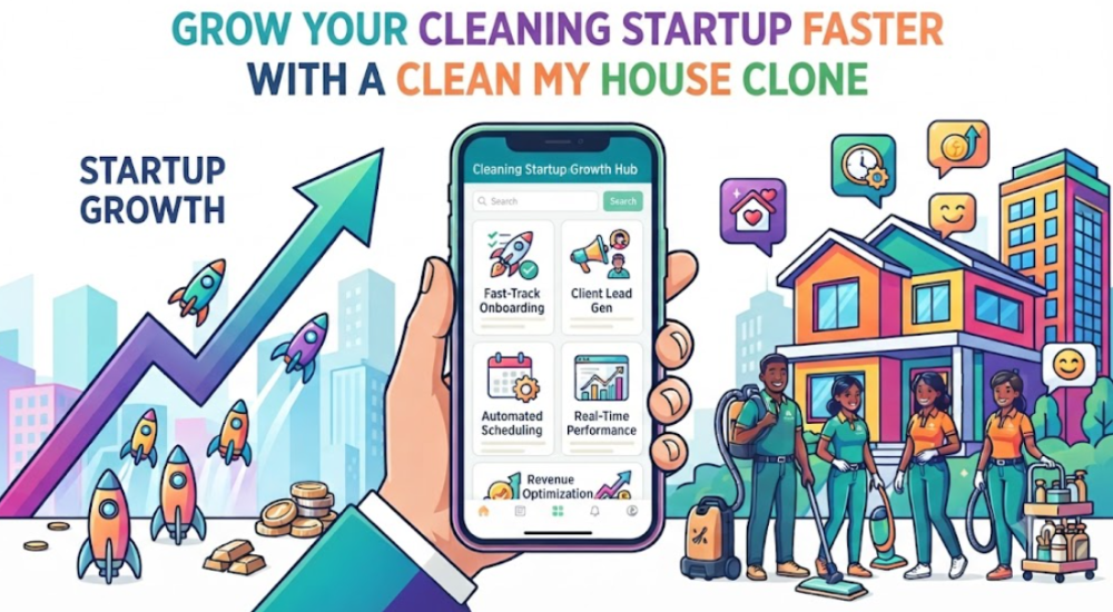 Grow Your Cleaning Startup Faster with a Clean My House Clone