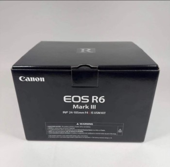 New Sealed Canon EOS R6 Mark III Mirrorless Digital Camera.