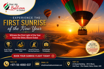 Celebrate the First Sunrise of the New Year with HotAirBallooninDubai