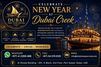 DubaiNewYearCruise Historic Dubai Creek New Year Celebration